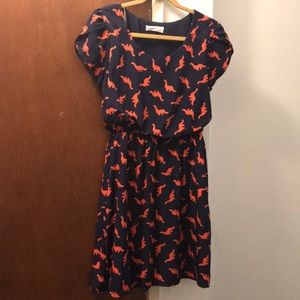 Dinosaur print dress
